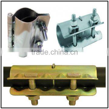 Sleeve scaffolding punched brace coupler