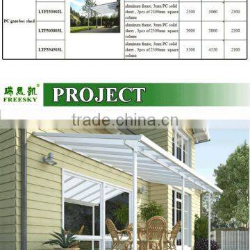 PC garden canopy gazebo for hot sale ,awnings gazebo