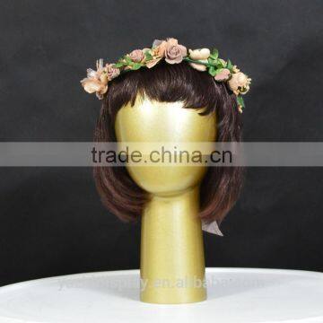 Fashion Abstract Fiberglass Faceless Mannequin Head for Hat and Wig Display photo-2