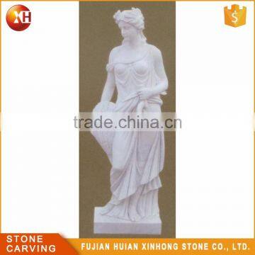 Craftsmanship Courtyard Marble Life Size Human Statue
