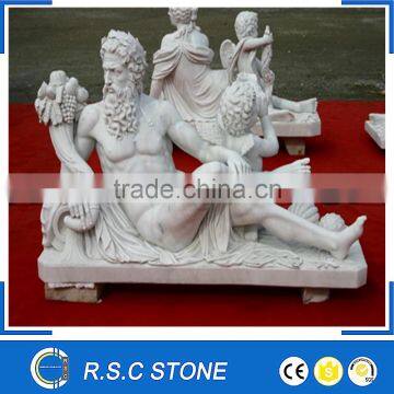 nude musele man marble statue carved stone