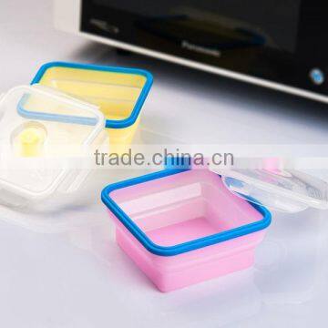 Collapsible Silicone Food Container Picnic Camp Short Travel Necessary photo-4