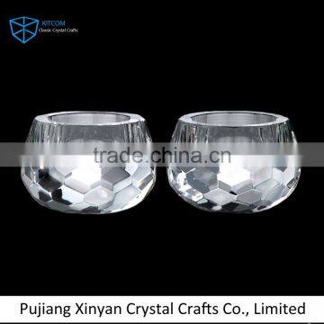 New Arrival superior quality led bling crystal candle holders manufacturer sale