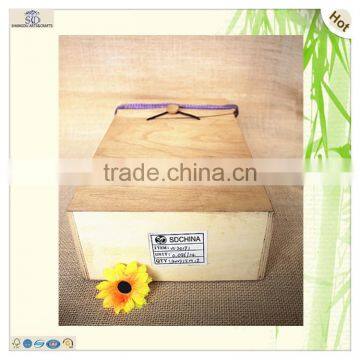 Handmade Craft Birch Top Belt Buckle Wine Box photo-5