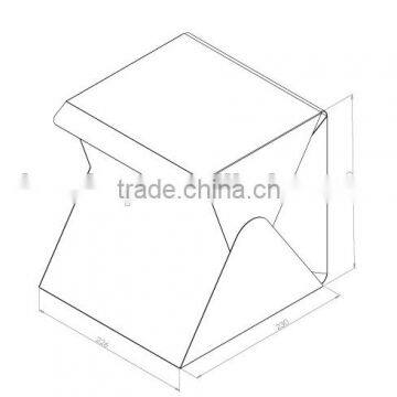 Mini Portable Folding Photostudio Simple Photography Property Equipement Mini Foldable Softbox With USB Light Tent photo-4