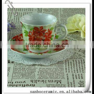 China 2016 Red Rose Design Tea Cup Luxury Favors Coffee Cup photo-2