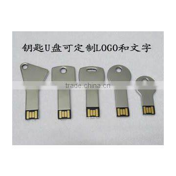 Silver 4GB Metal Key Shaped USB 2.0 Flash Drive, Golden Key Drive Memory 4gb, Mini Metal Traveller Key photo-5