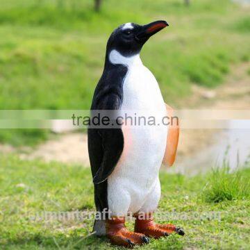 High quality outdoor resin large penguin figurines