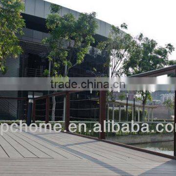 China high quality&eco-friendly wpc decorative floorings pe composite decking wpc terrace