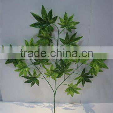 artificial plants artificial leaf branch decor green maple leaf