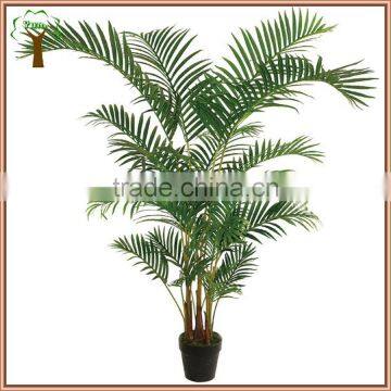 Artificial potted areca palm tree