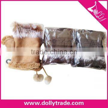 Wholesale Custom Women Felt Fingerless gloves