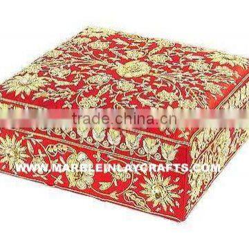Decorative Embroidery Jewelry Boxes