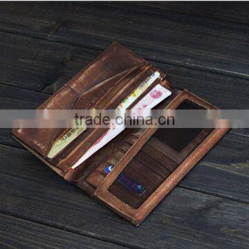 Retro Style Magic Cowskin Leather Men Wallet for Travel photo-2