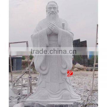 Chinese famous stone Confucius statue