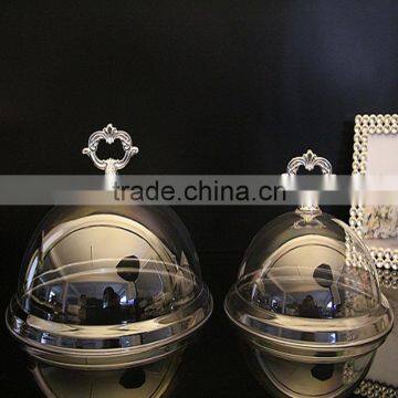 Transparent Small Plastic Cake Dome Wholesale Acrylic Cake Dome photo-2