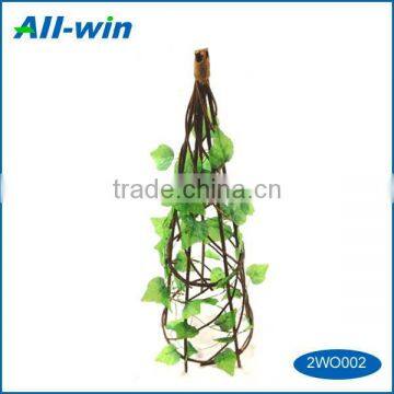 Natural Garden Tool Building DIY Planting Fun Portable Willow Expandable Obelisk photo-2