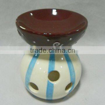 Handpainted ceramic incense burner,oil burner,aroma burner