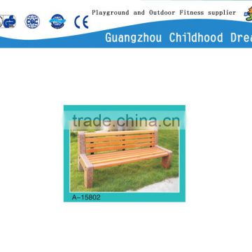 (A-15802) Outdoor wooden bench, patio wooden bench, modern decorative wooden bench