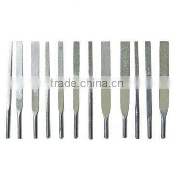 Diamond Taper needle Files with 4 different GRITS