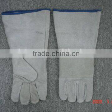 cow split leather glove