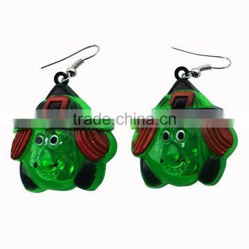 halloween witch flashing party pierced earrings