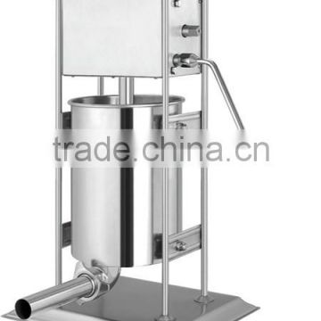 10L manual vertical stainless steel sausage stuffer/sausage filler