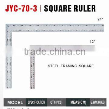 12" 24" steel framing square ruler