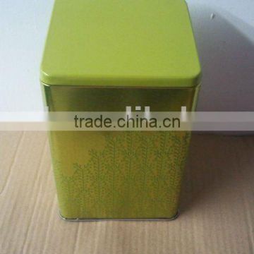 Metal Square Decorative Seeds Container