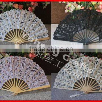 Beautiful bamboo lace fan