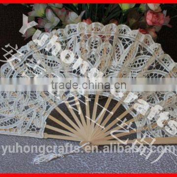 Vintage victorian lace fan for wedding