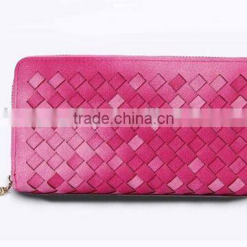 2015 Fashion New Design Woman Wallet Knit Lines Lady Wallet/Purse Women photo-4