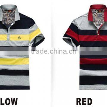 7 Years Experience Embroidered Logo High Quality Cotton Short Sleeve Mens Wholesale 2014 Fashion Style Custom Polo Shirt photo-2