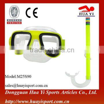 two windows swimming mask and snorkel set