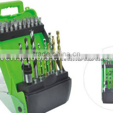 2015 New Arrival CF4237 43pcs Hss Twist Drill Bit With Green Plastic Case photo-2