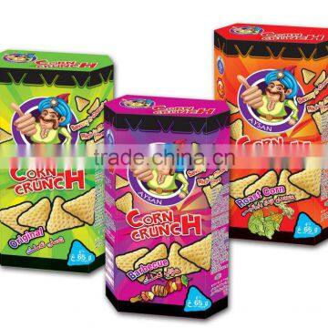 Corn crunch in hexagon box