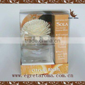 EA3-0851 Chrismas Gift Set Sola Flower on Square Glass Bottle Natural Scent Diffuser Fragrance Diffuser photo-4