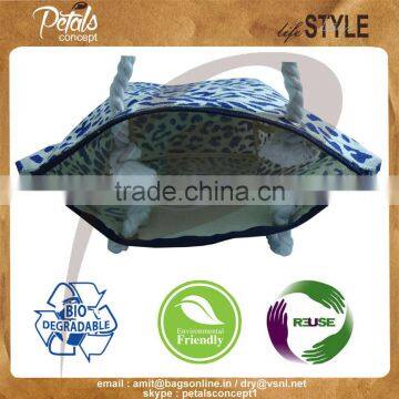 Biodegardable Low Price Beach Bag Made From Golden Fiber Jute photo-6