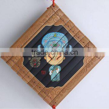 Wall Decoration Panel-- Bamboo Carving / Pecking Opera photo-3