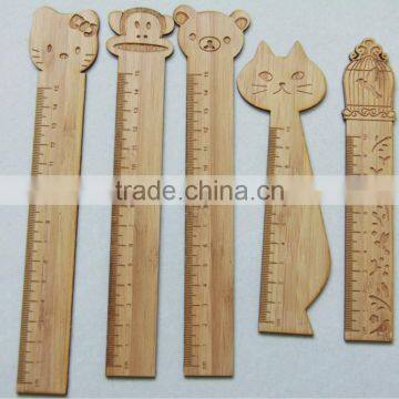 Eco-friendly Cartoon bamboo student ruler