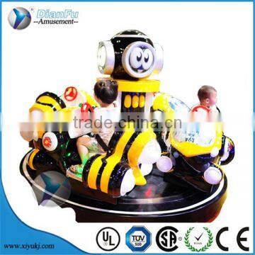 Kids Rides Arcade Games Carousel go Round Coin Operated Game Machine Four Seat Hornet Carousel Kids Ridding Machine photo-3