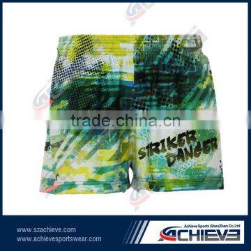 OEM service rugby shorts Custom Sublimation Rugby Jersey shorts