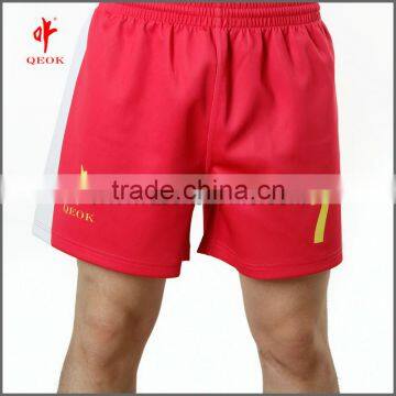 Specialty Red Color Football Rugby Shorts photo-2