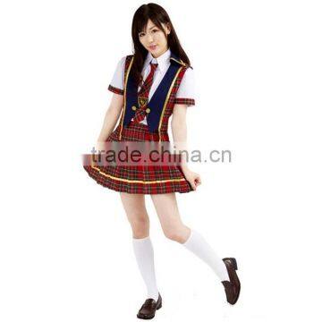 Newest Style Kids School Girl Sexy Uniforms Design With Pictures photo-2