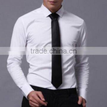 White Banded Collar Tuxedo Shirts Mandarin Collar Man Shirts Wedding Drss Shirts photo-2