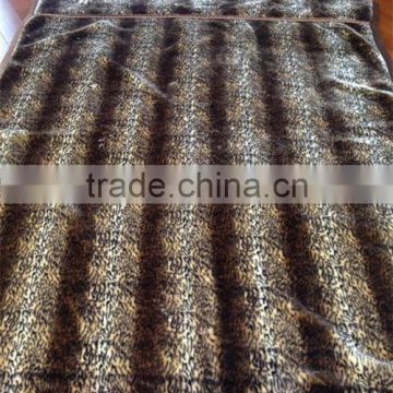 leopard design polyester super soft extra thick raschel blanket/plush blanket