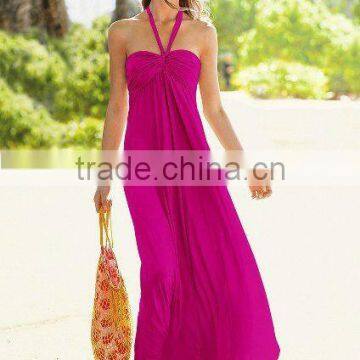 ladies long beach dress