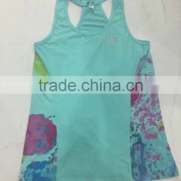 Ladies sport tank top fitness wear