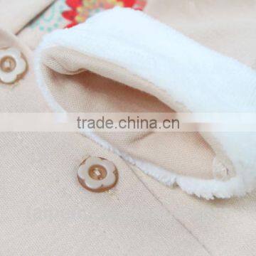 Hot Sale Kids Winter 3 Pcs Set 100% Cotton Long Sleeve Top & Pants Knitted Clothing Set With Hanger Package FSH1-36 photo-4