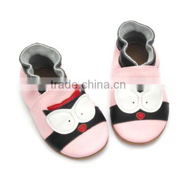 Cute Custom Pictures Newborn Leather Baby Shoes Soft photo-5
